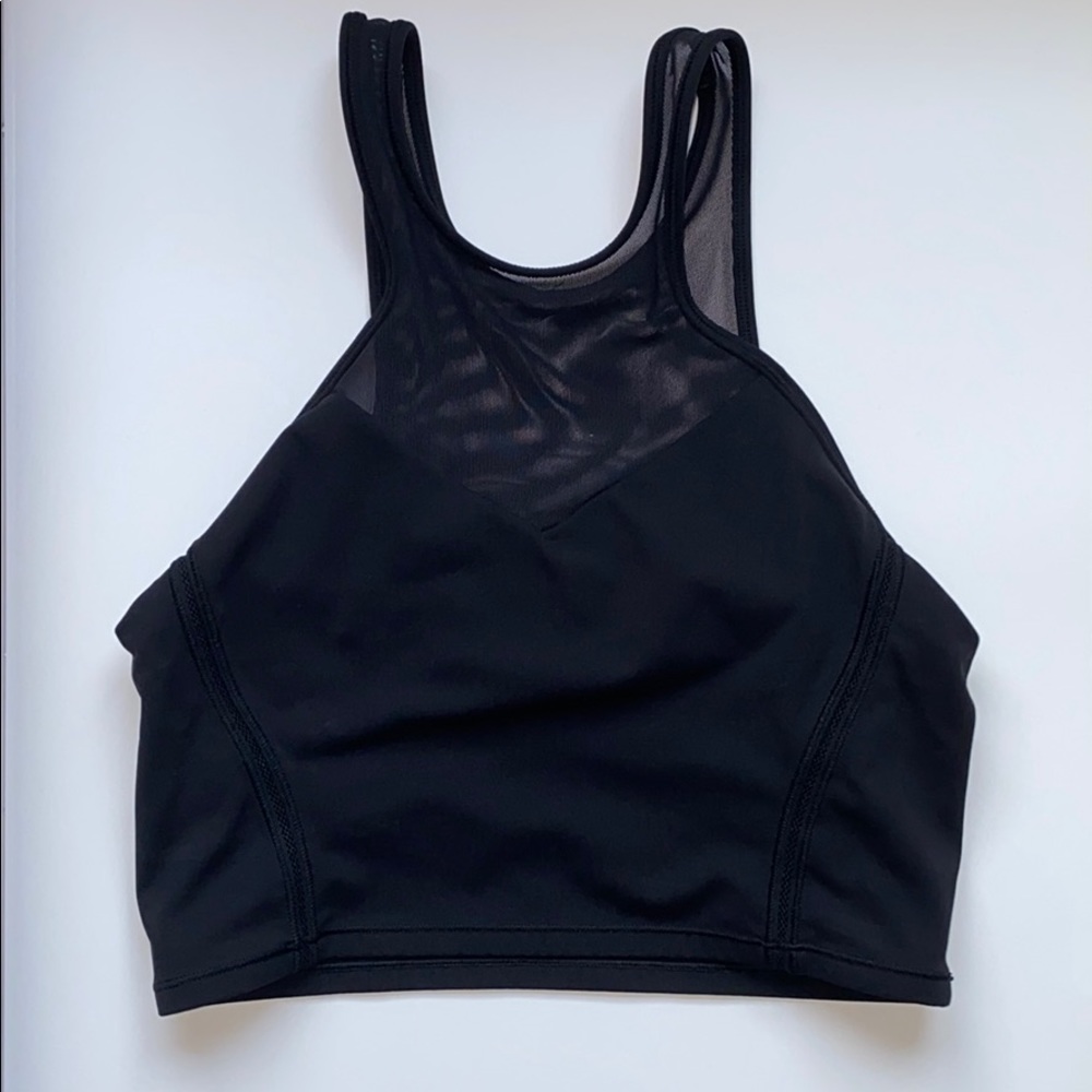 Lululemon black crop tank